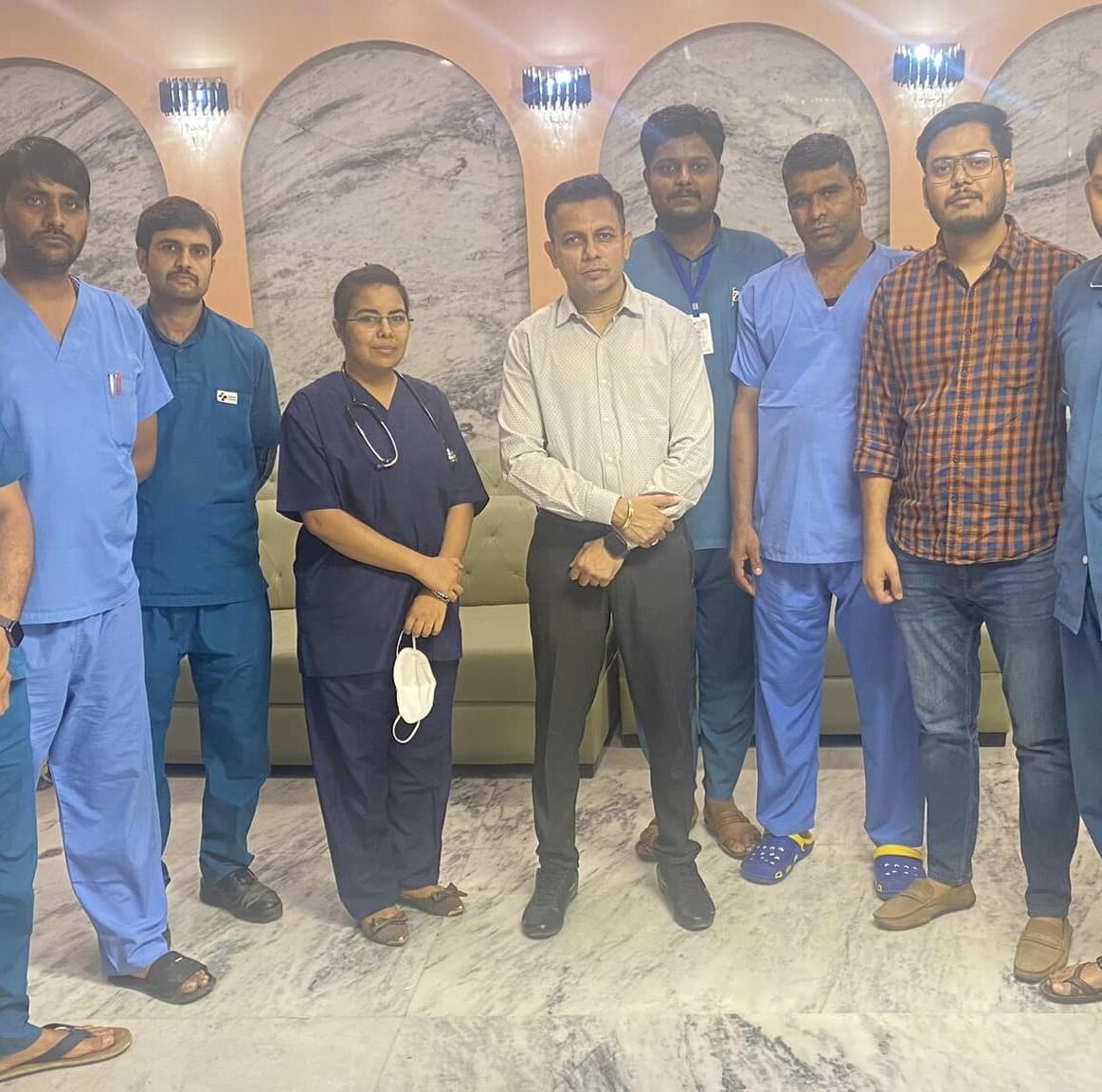 Critical care Class at 
Solanki Hospital Alwar