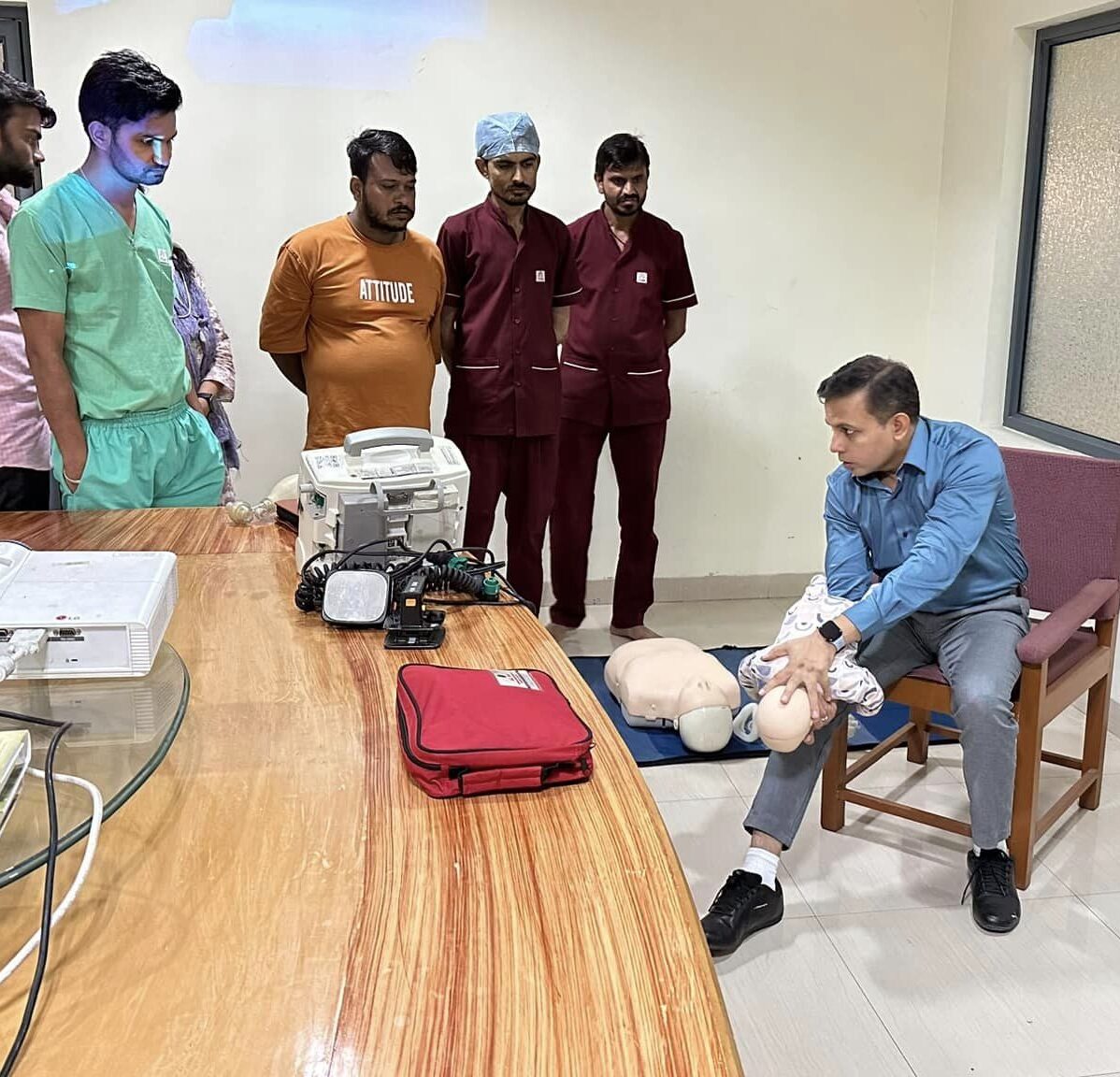 Session on handling Critical Patient at Tagore Hospital and Research Centre Jaipur